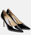 Jimmy Choo Romy 100mm Leather High-heel Pumps In Black