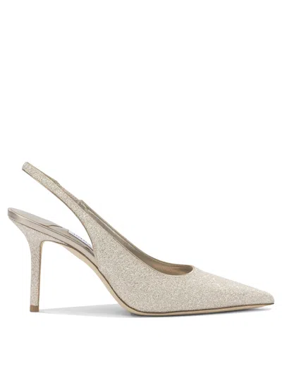 Jimmy Choo "love 85" Slingback In Gold