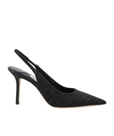 Jimmy Choo Love 85 Slingback Heeled Pumps In Black