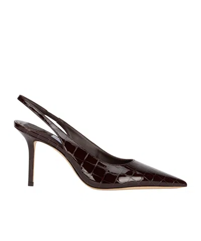 Jimmy Choo Love 85 Slingback Heeled Pumps In Black