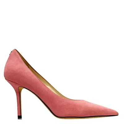 Jimmy Choo Love 85 Suede Pointed-toe Pumps In Multi
