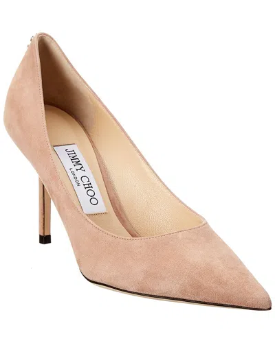 Jimmy Choo Love 85 Suede Pump In Pink