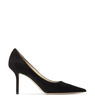 JIMMY CHOO LOVE 85 SUEDE PUMPS