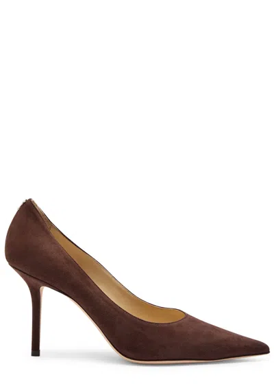 Jimmy Choo Love 85 Suede Pumps In Multi
