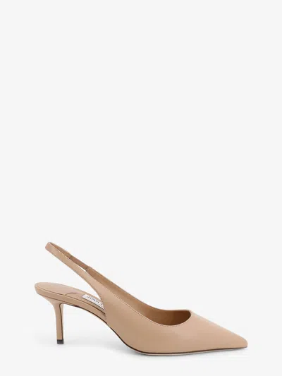 Jimmy Choo Love Pointed-toe Slingback Pumps In Brown
