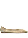 Jimmy Choo Love Ballerina Shoes In Neutrals