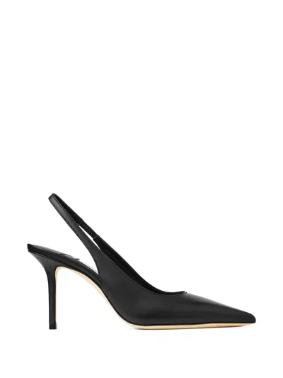 Jimmy Choo Love Leather Slingback Pumps In Black