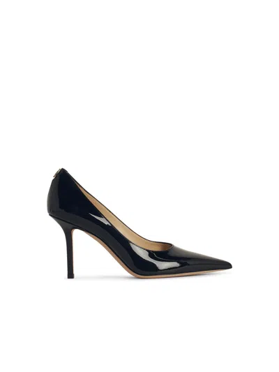 JIMMY CHOO JIMMY CHOO 'LOVE' BLACK LEATHER PUMPS WOMEN