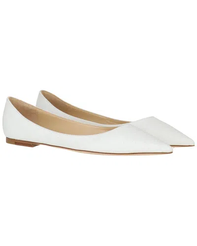 Jimmy Choo Love Flat In White