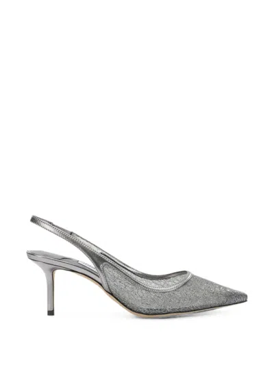 Jimmy Choo Love 65 Glittered Slingback Pumps In Multi
