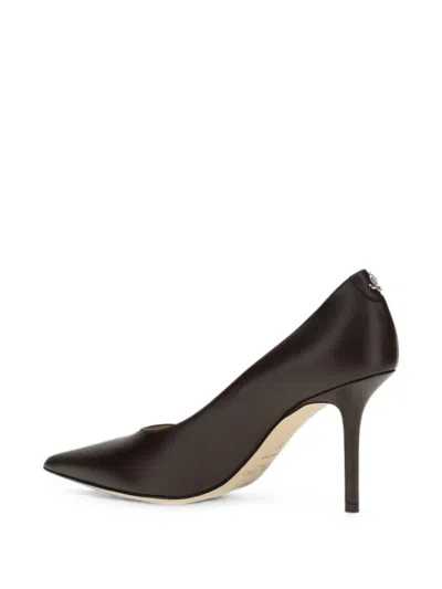 Jimmy Choo Love Leather Heeled In Black