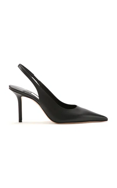 Jimmy Choo Love Leather Slingback Pumps In Black
