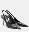 Jimmy Choo Love 65mm Leather Slingback Kitten Heel Pumps In Black