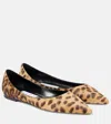 Jimmy Choo Love Leopard-print Ballet Flats In Neutrals