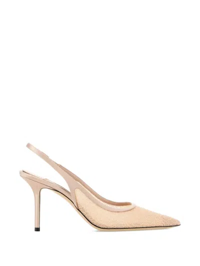 Jimmy Choo Love Heeled Pumps In Neutral