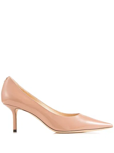 Jimmy Choo Love Pointed-toe 65mm Pumps In Pink
