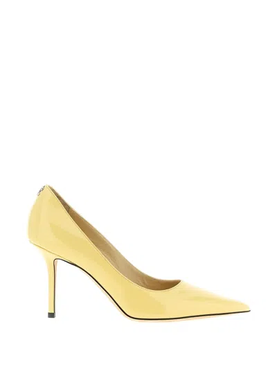 Jimmy Choo Love Pointed-toe Pumps In Yellow