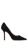 Jimmy Choo Love Pointy-toe Pumps In Black