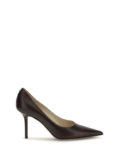 Jimmy Choo Love Pump In Burgundy