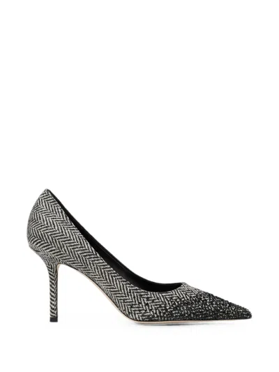 Jimmy Choo Love Pumps 85mm In Gray