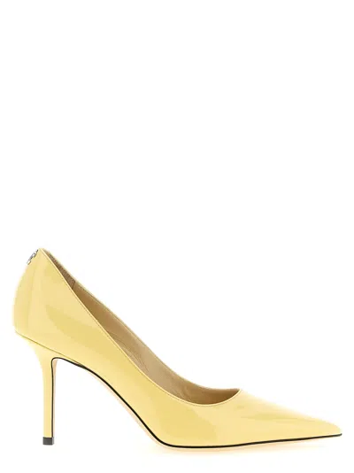 Jimmy Choo Love Pumps In Yellow