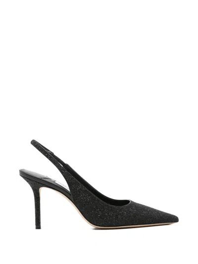 Pre-owned Jimmy Choo Love Slingback Pumps In Black