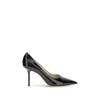 Jimmy Choo Love 85mm Patent Leather Pumps In Black