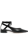 Jimmy Choo Low Shoes In Black Leather And Mesh In Nero