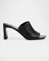 Jimmy Choo Lua 75 Mules In Black