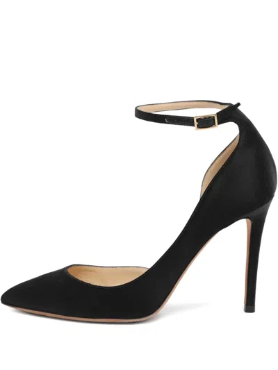 Pre-owned Jimmy Choo Lucy Pointed-toe Pumps In Black