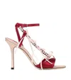 Jimmy Choo Lula 100 Satin Sandals In Pink