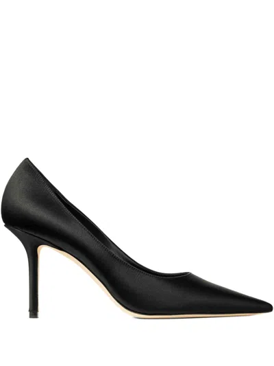 JIMMY CHOO LVOE LEATHER PUMPS