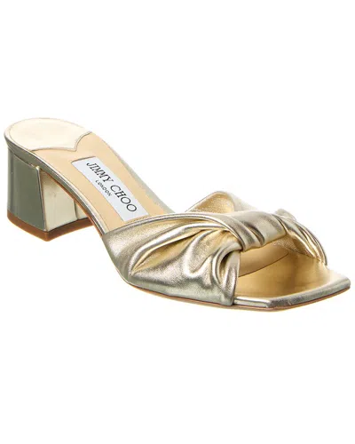 Jimmy Choo Lyn 45 Leather Sandal