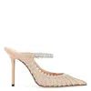 Jimmy Choo Macaron Mix Bing 100 Crystal Pumps In Pink
