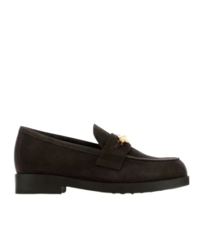 JIMMY CHOO JIMMY CHOO MADDIE DIAMOND SLIP-ON LOAFERS