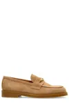 Jimmy Choo Maddie Diamond Suede Loafers In Neutrals