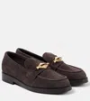 Jimmy Choo Maddie Type Leather Loafers In Brown