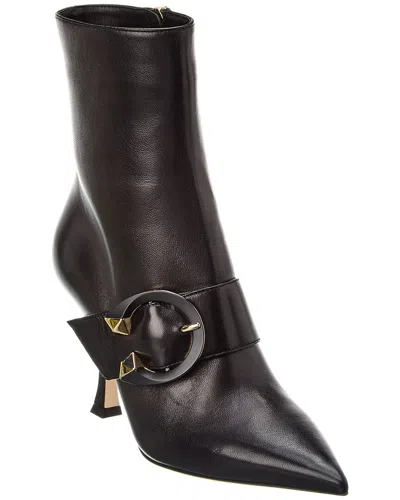 Jimmy Choo Magik 90 Leather Boot In Black