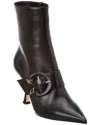 Jimmy Choo Magik 90 Leather Boot In Black