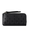 Jimmy Choo Man Coin Purse Black Size - Leather In Black
