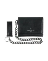Jimmy Choo Man Crossbody Wallet Black Size - Leather In Black