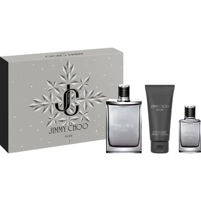 Jimmy Choo Man Eau De Toilette Gift Set $218 Value In Transparent