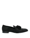 Jimmy Choo Man Loafers Black Size 9 Leather In Black