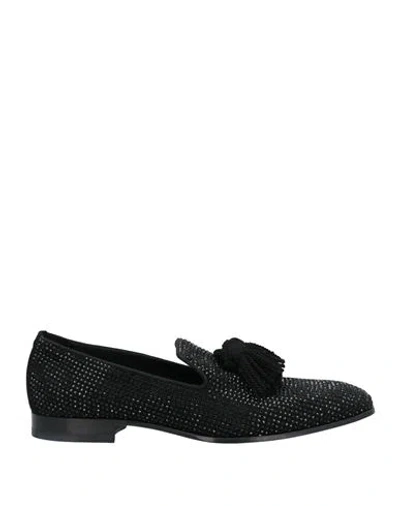 Jimmy Choo Man Loafers Black Size 9 Leather