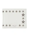 Jimmy Choo Man Wallet Off White Size - Leather In White