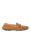 Jimmy Choo Manon Flat Suede Loafers In Sand