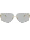 Jimmy Choo Margaret Sunglasses In Gold