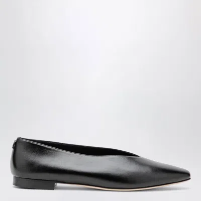 Jimmy Choo Margot Ballet Flats In Black Leather