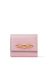Jimmy Choo Marinda Chain-detailing Leather Wallet In Pink