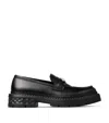 Jimmy Choo Marlow Leather Loafers In In Black
